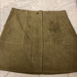 Boutique Skirt, a green/grey color